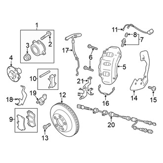 Volkswagen OE - Front Suspension - Brake Components (FULL HYBRID EV-GAS (FHEV))