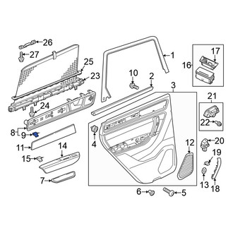 Volkswagen OE - Front Inner Interior Door Handle Clip
