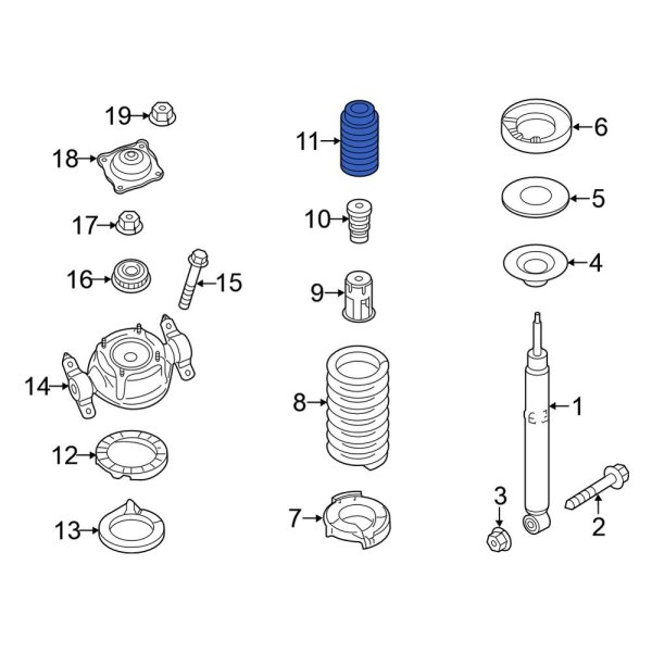 Suspension Shock Absorber Bellows