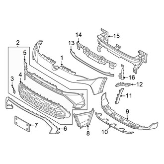 Volkswagen OE - Front Lower Bumper Cover