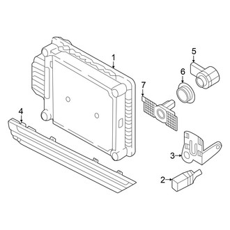 Volkswagen OE - Front Bumper & Grille - Electrical Components