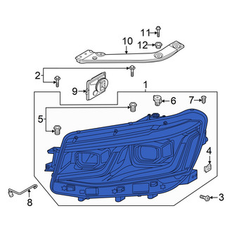 Volkswagen OE - Front Left Headlight Assembly