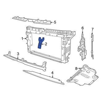 Volkswagen OE - Front Hood Latch Support
