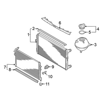 Volkswagen OE - Cooling - Radiator & Components