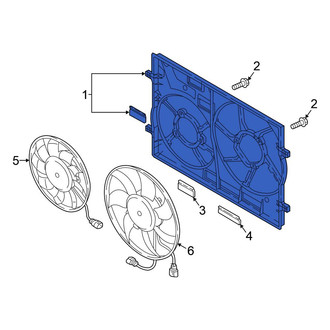 Volkswagen OE - Engine Cooling Fan Shroud