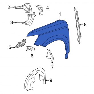 Volkswagen Taos OEM Fenders - Factory Front & Rear Fenders | CARiD
