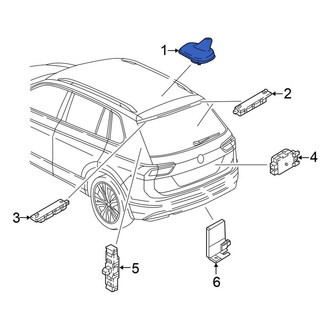 Volkswagen OE - Radio Antenna Assembly