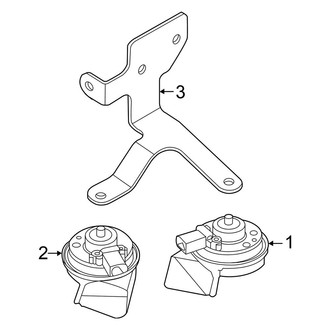 Volkswagen OE - Electrical - Horn (S / SE / SEL)
