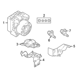 Volkswagen OE - Electrical - ABS Components (S / SE / SEL FWD)