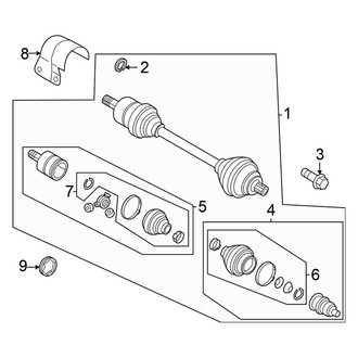Volkswagen OE - Front Suspension - Drive Axles (FWD)