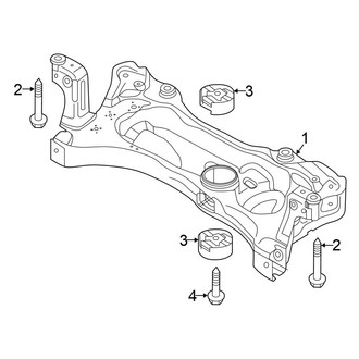 Volkswagen OE - Front Suspension - Suspension Mounting (FWD)