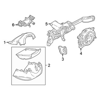 Volkswagen OE - Steering Column - Shroud, Switches & Levers