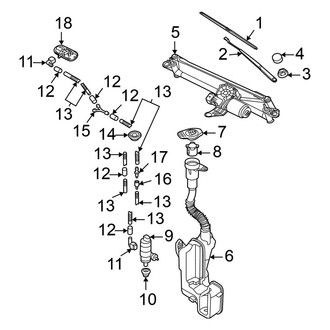 Volkswagen OE - Windshield - Wiper & Washer Components