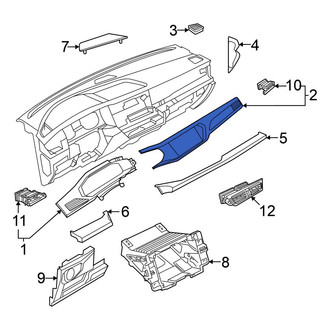 Volkswagen OE - Right Instrument Panel Cover