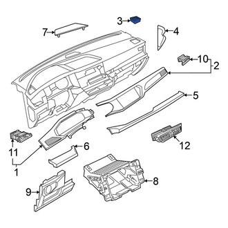Volkswagen OE - Lower Dashboard Air Vent
