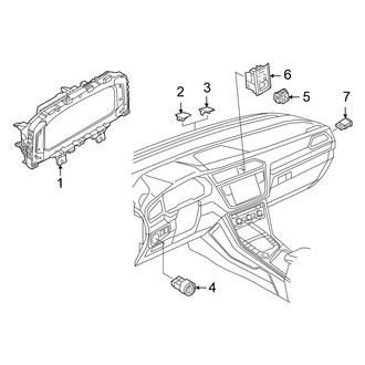 Volkswagen OE - Instrument Panel - Cluster & Switches (SEL)