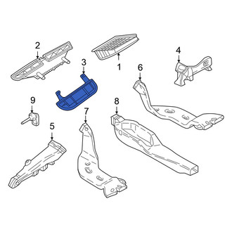 Volkswagen OE - Front Upper Instrument Panel Air Duct