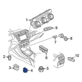 Volkswagen OE - Electronic Parking Brake Control Switch