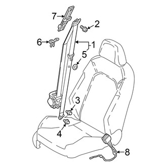 Volkswagen OE - Restraint Systems - Front Seat Belts