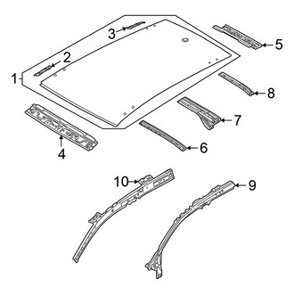 Volkswagen OE - Roof & Components (W/O Sunroof), (S / SE / SEL)
