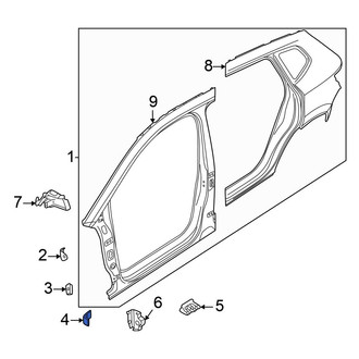 Volkswagen OE - Lower Uniside Bracket