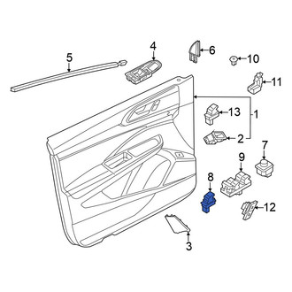 Volkswagen OE - Front Right Door Window Switch