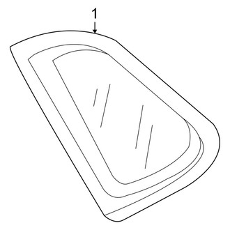 Volkswagen OE - Quarter Panel - Glass