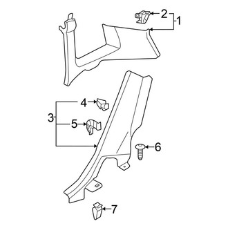 Volkswagen OE - Quarter Panel - Interior Trim