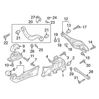 Volkswagen OE - Rear Suspension - Suspension Components (AWD)
