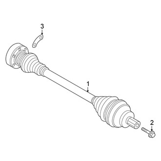 Volkswagen OE - Rear Suspension - Drive Axles (AWD)
