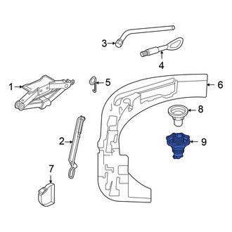 Volkswagen OE - Spare Tire Stud