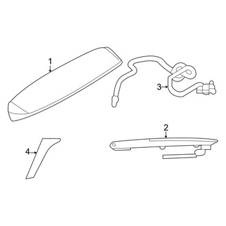 Volkswagen OE - Lift Gate - Spoiler