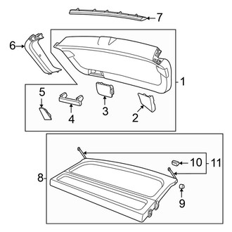 Volkswagen OE - Lift Gate - Interior Trim