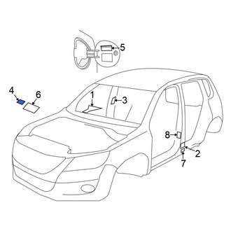 Volkswagen OE - A/C System Information Label
