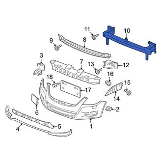 Volkswagen OE - Front Bumper Impact Bar