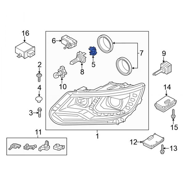 Headlight Retaining Ring