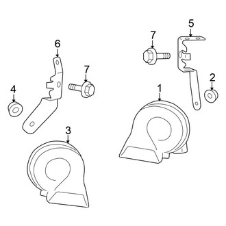 Volkswagen OE - Electrical - Horn (Gas)