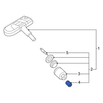 Volkswagen OE - Tire Valve Stem Cap