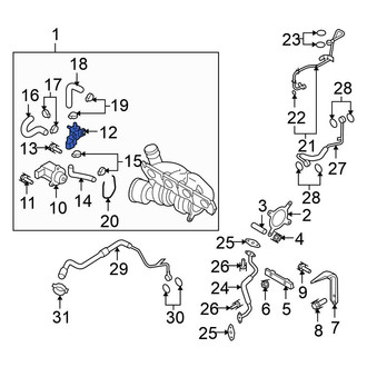 Volkswagen OE - Turbocharger Boost Solenoid