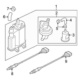Volkswagen OE - Emission System - Emission Components (Gas)