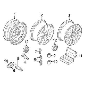 Volkswagen OE - Wheels (17"), (Gas)