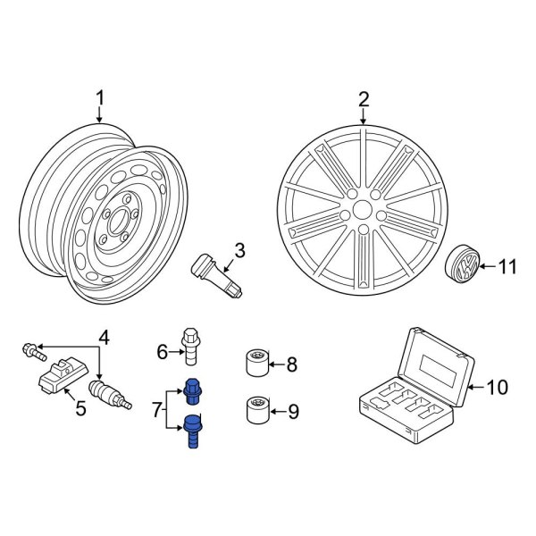 Wheel Lug Bolt