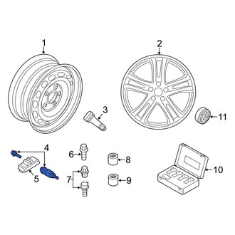 Volkswagen OE - Tire Valve Stem