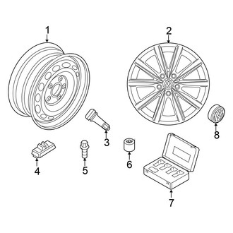 Volkswagen OE - Wheels (17")