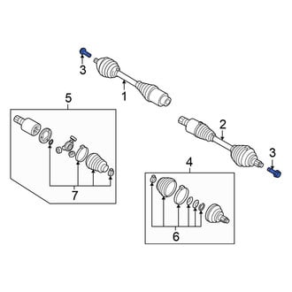 Volkswagen OE - CV Joint Bolt