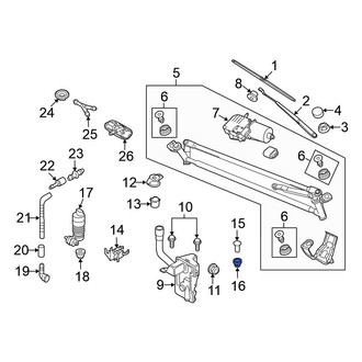 Volkswagen OE - Headlight Washer Pump Grommet