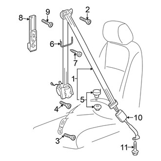 Volkswagen OE - Restraint Systems - Front Seat Belts (Gas)