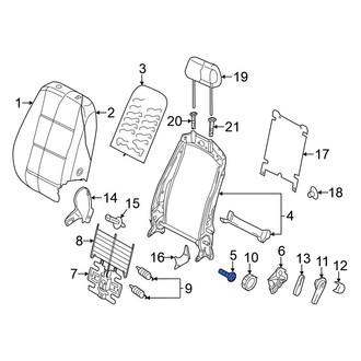 Volkswagen OE - Seat Back Frame Bolt
