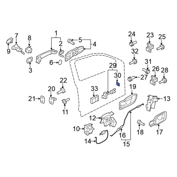 Door Check Gasket