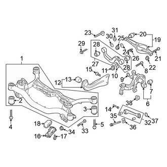Volkswagen OE - Rear Suspension - Suspension Components (FWD Gas)